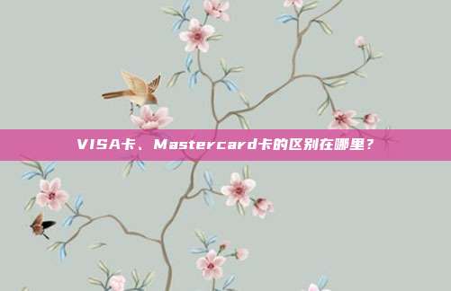 VISA卡、Mastercard卡的区别在哪里？