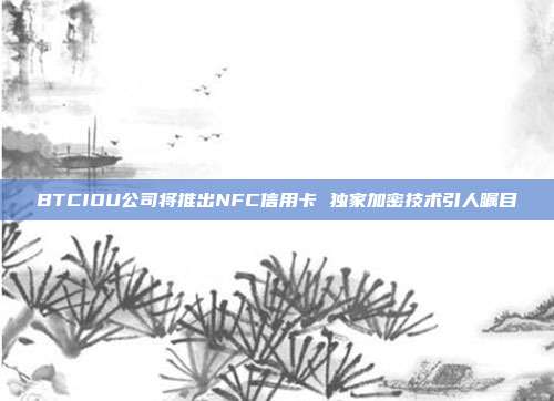 BTCIOU公司将推出NFC信用卡 独家加密技术引人瞩目