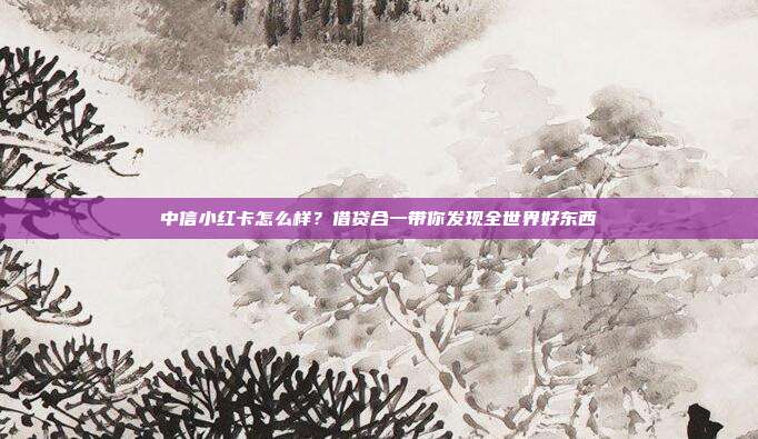 中信小红卡怎么样?借贷合一带你发现全世界好东西